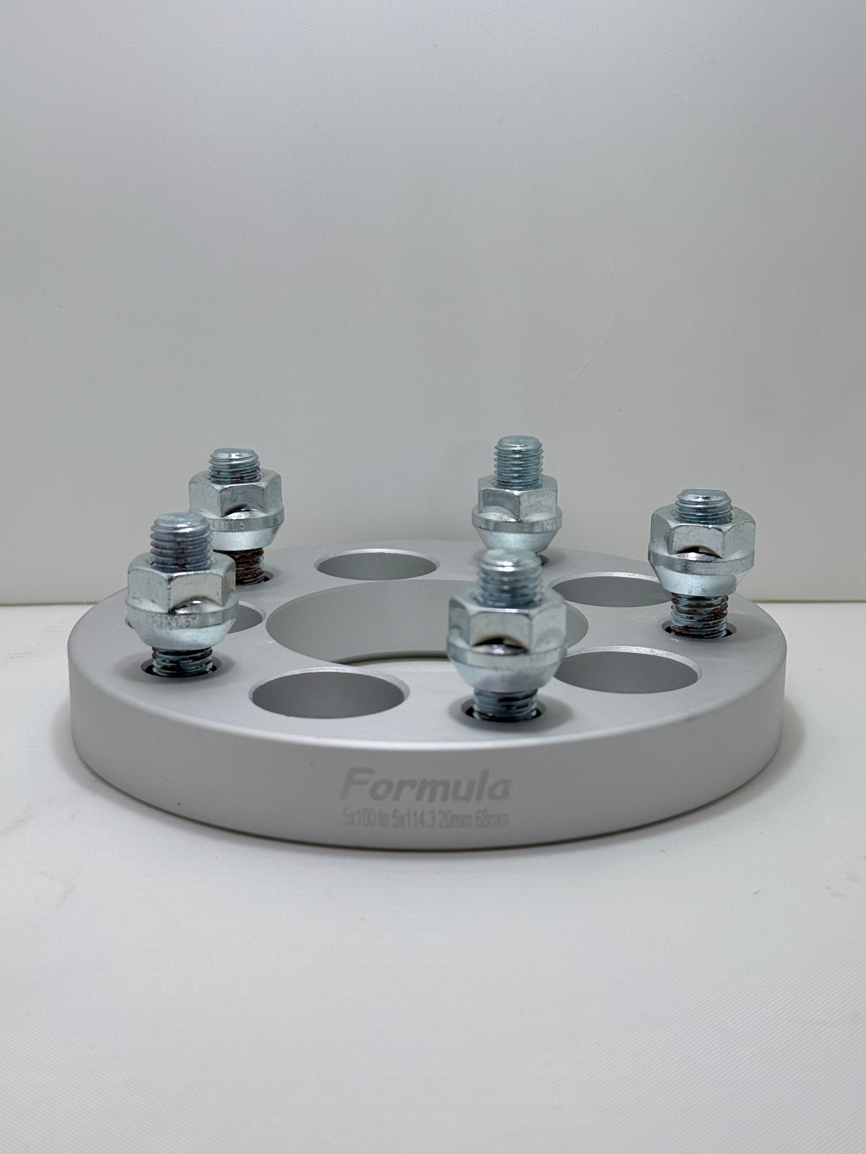 SPACERS 5X114.3 TO 5X100 20MM 68MM 12X1.5