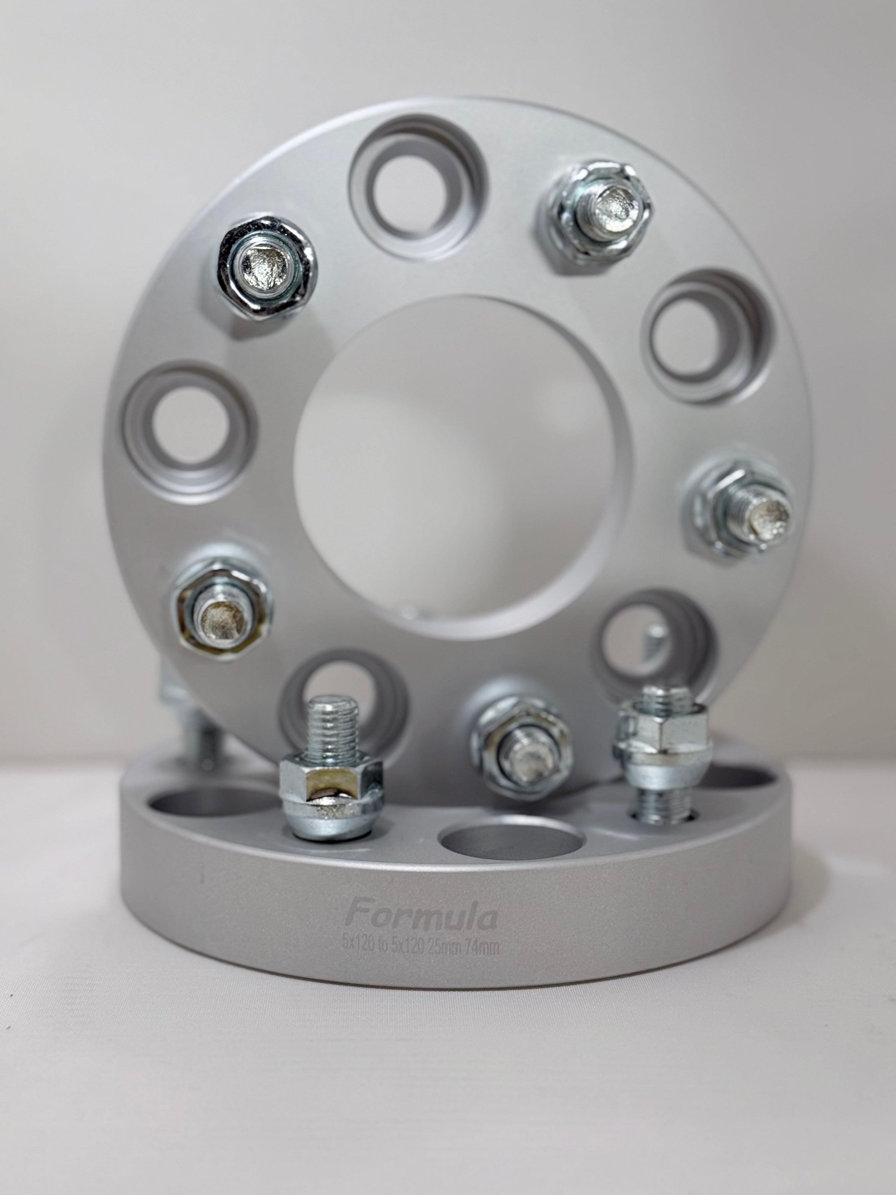 SPACERS 5X120 TO 5X120 25MM 74MM 12X1.5
