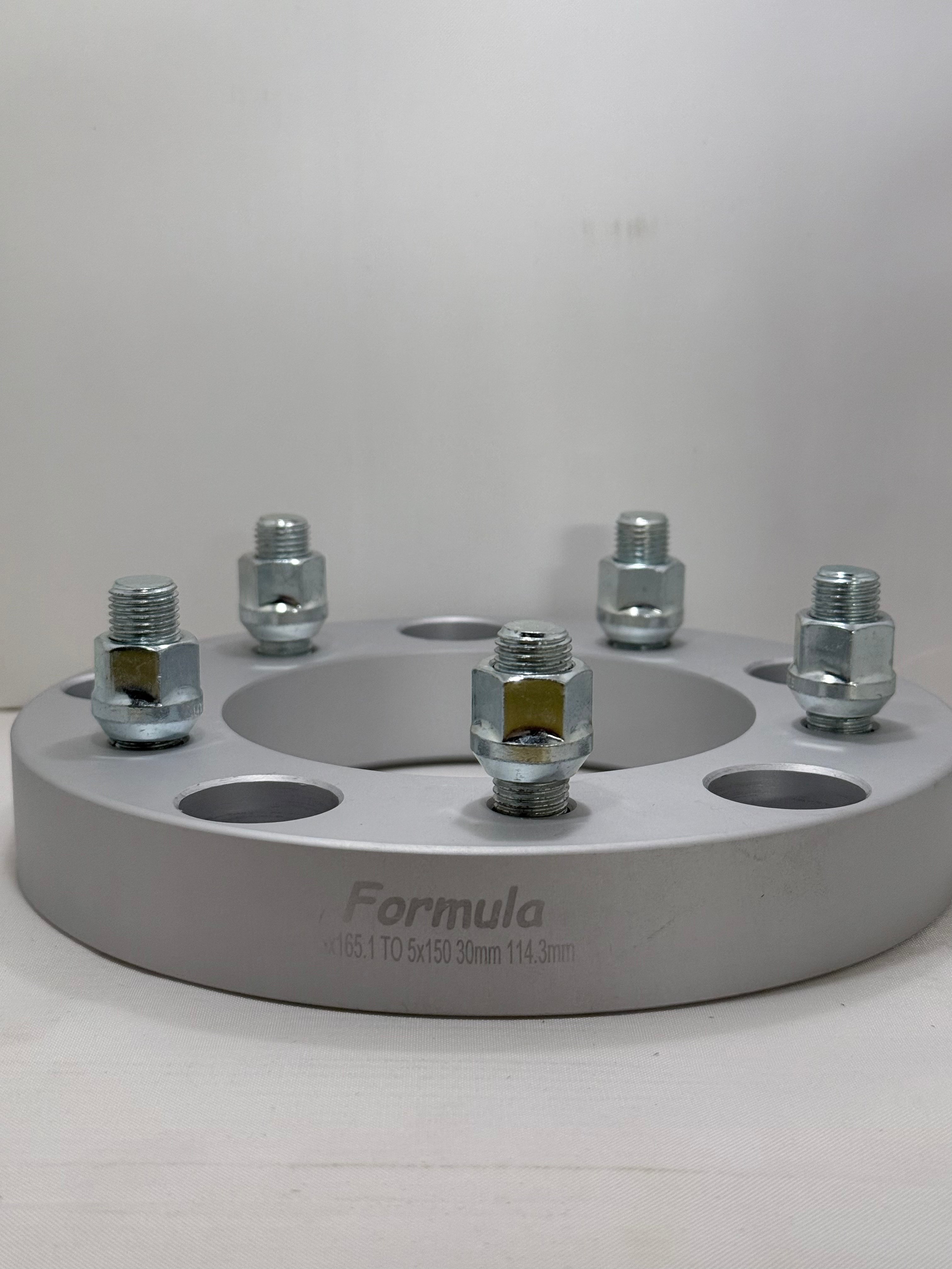 SPACERS 5X165.1 TO 5X150 30MM 114.3MM 14X1.5 GREY