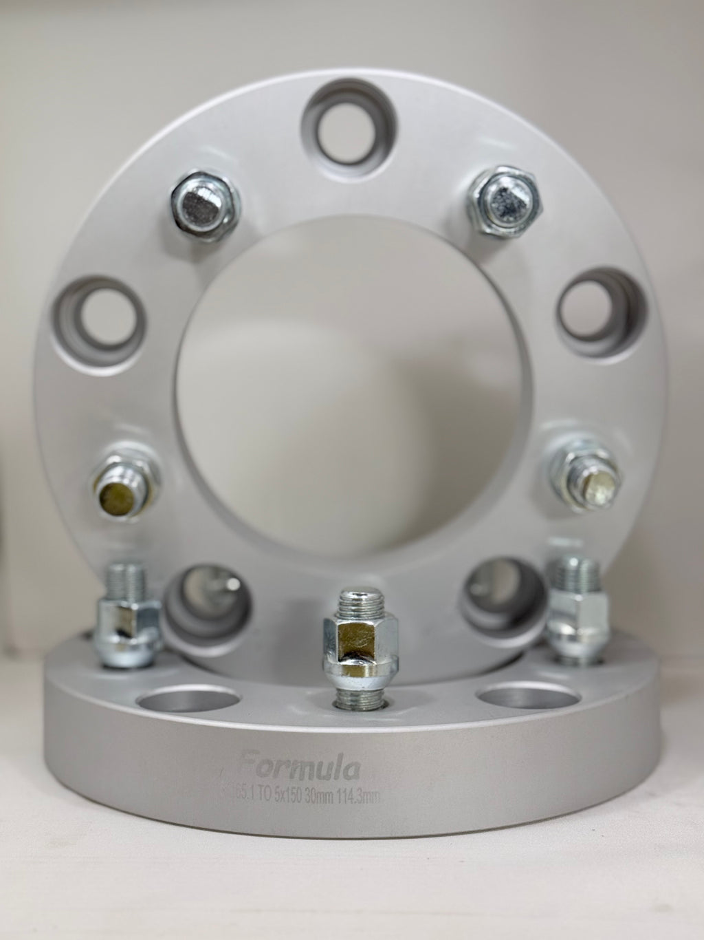 SPACERS 5X165.1 TO 5X150 30MM 114.3MM 14X1.5 GREY