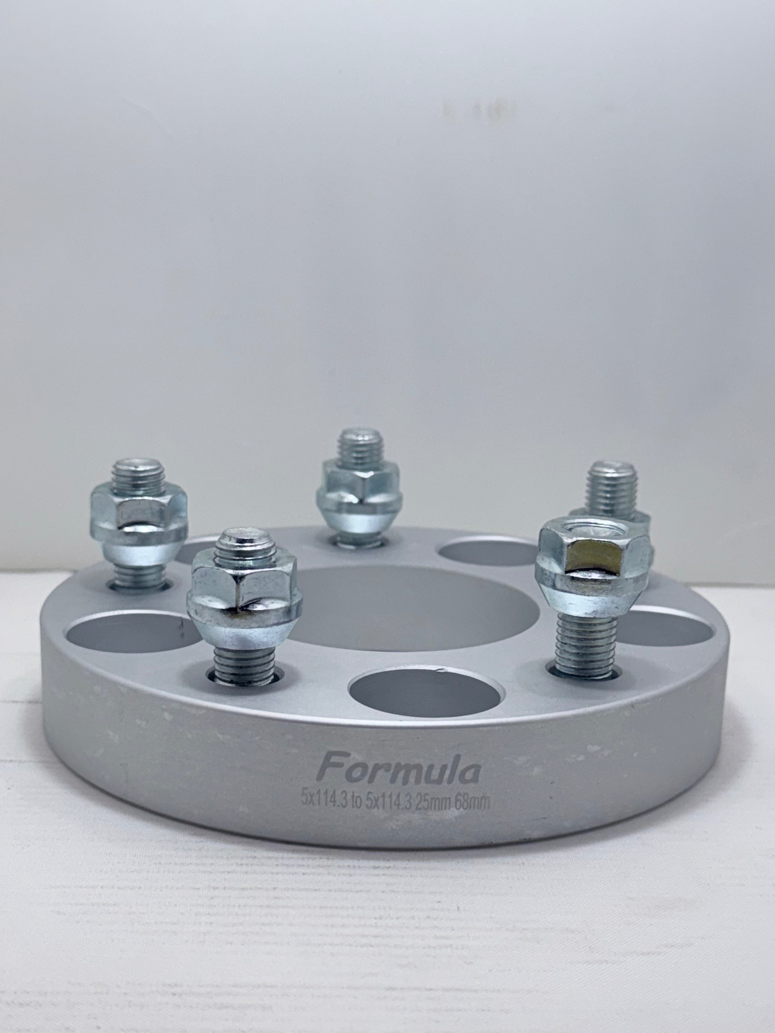 SPACERS 5X114.3 TO 5X114.3 25MM 60MM 12X1.5 GREY