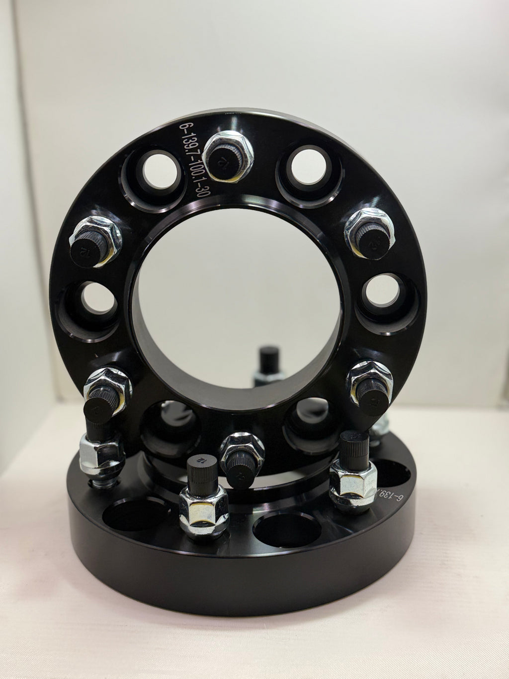 4 PCS SPACERS 6X139.7 30MM CB 106.1 / 106.1 M12X1.5 BLACK HC – Vigo / Revo / Fortuner